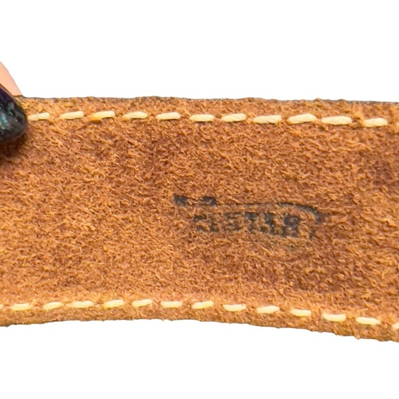 Vintage Leather Custom Stamped Personalized Wayne Longhorn Cattle Western Belt - Picture 12 of 12